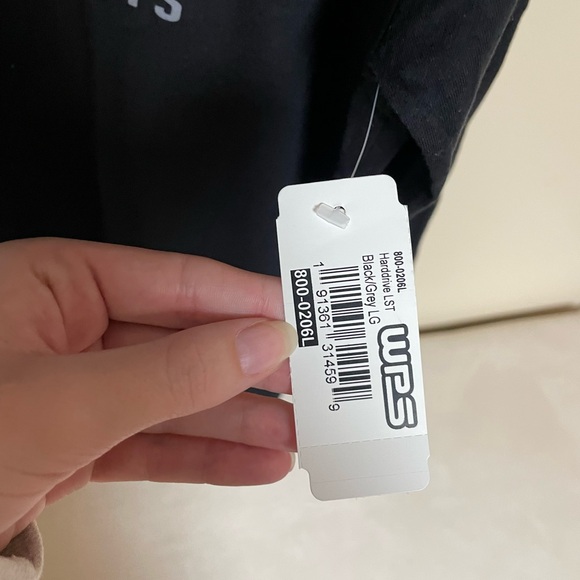 HardDrive Black Long Sleeve Men’s T-Shirt, Size Large - Picture 4 of 5